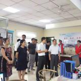 河东区区委书记李建成等辅导冒雨到访rg皇家视讯智慧养老调查