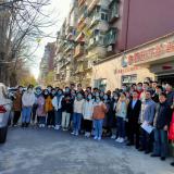 天津城建大学师生参观rg皇家视讯智慧养老服务中心